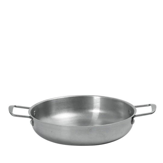 Snow Grey Σαγανακι Με Λαβεσ Ss 18/2 D: 26 H: 6Cm 2τμχ