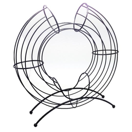 Βαση Φρουτων Κυκλικη Μαυρη 40Εκ. 2τμχ