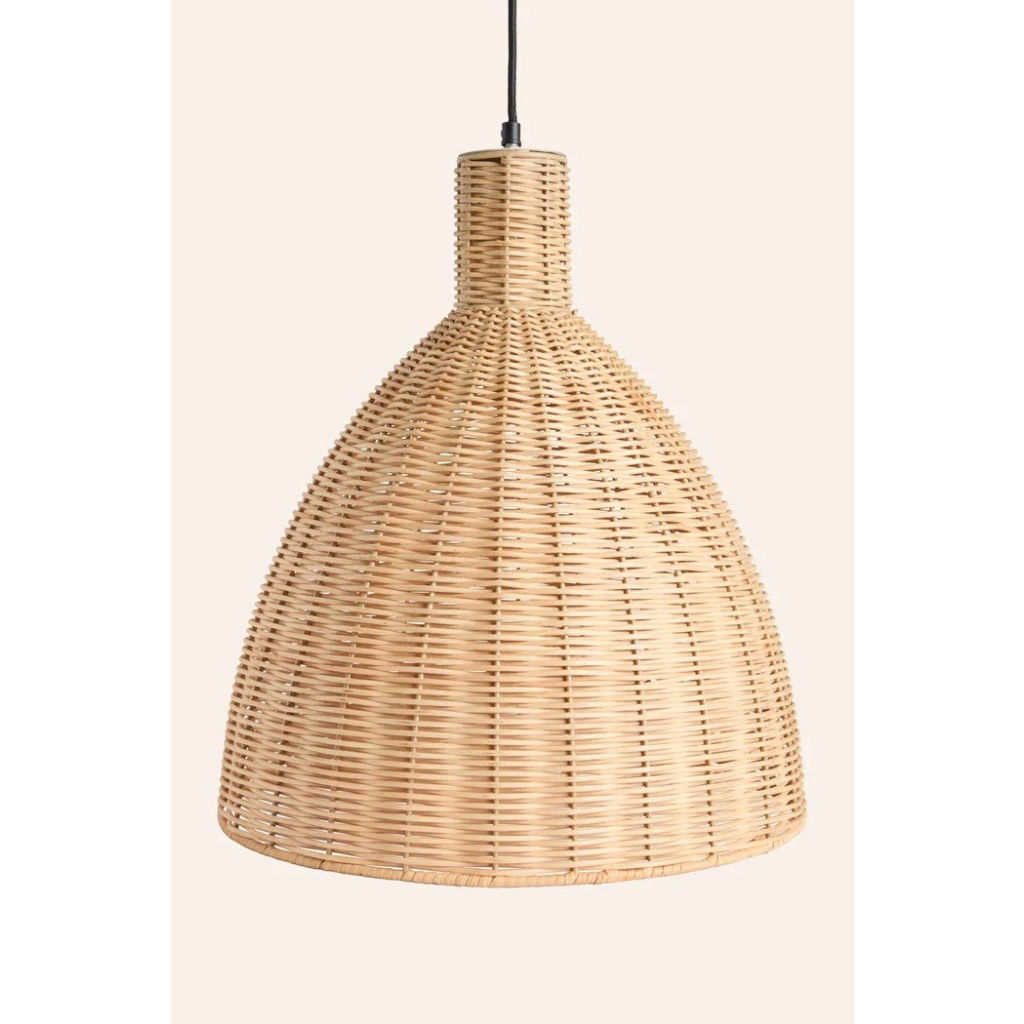 Calma House - Κρεμαστό Φωτιστικό Cane Wicker 38x43cm