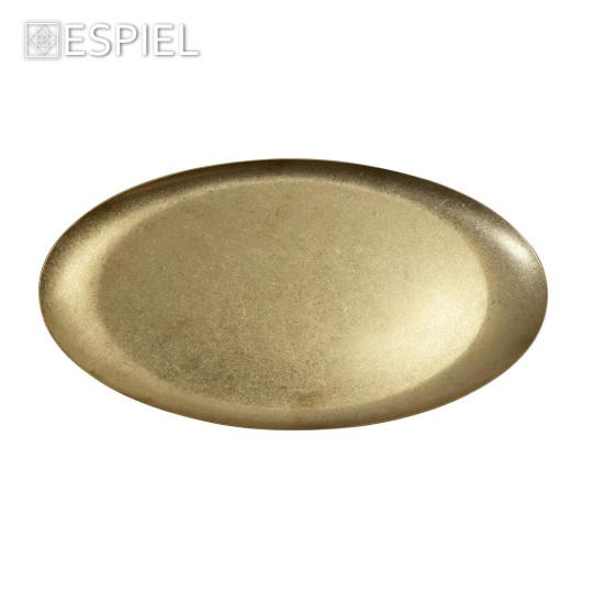 Snow Gold Πιατο Οβαλ Ss 18/10 22Χ12Χ1Εκ. 4τμχ