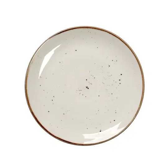 Terra Cream Πιατο Ρηχο  24.5Χ2Εκ 6τμχ