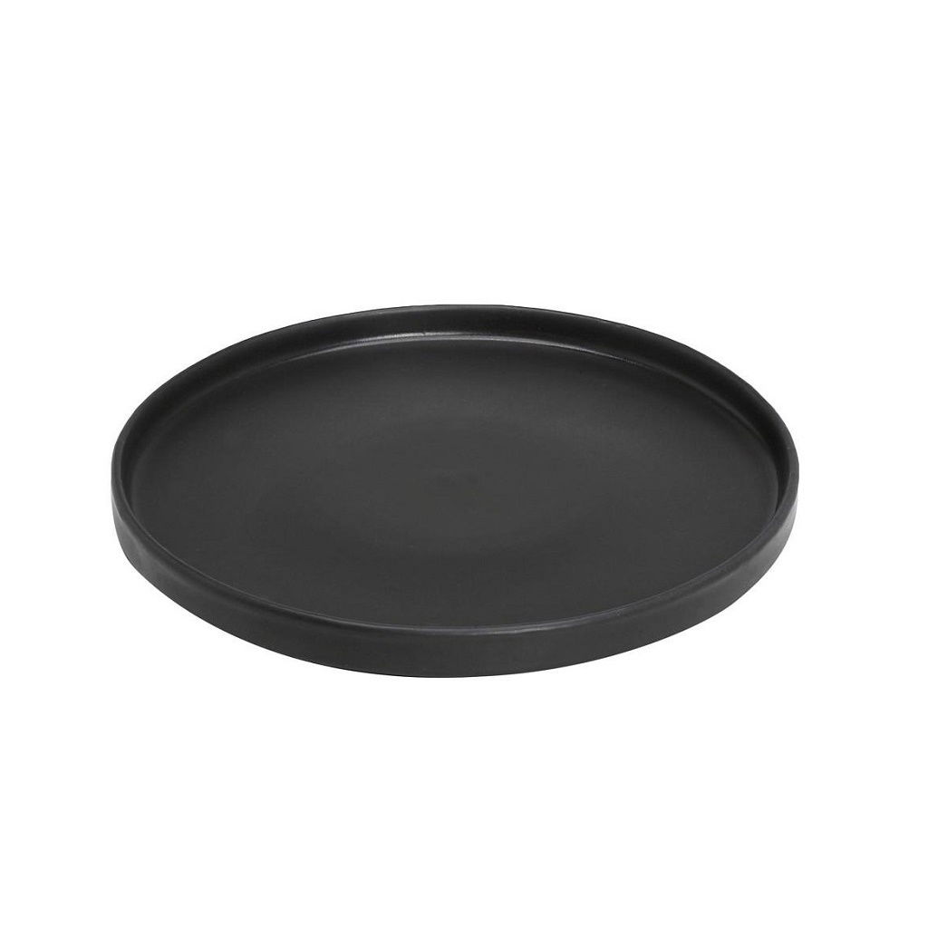 Terra Matt Black Πιατο Nordic/Step Ρηχο 26Εκ (Smb) 6τμχ