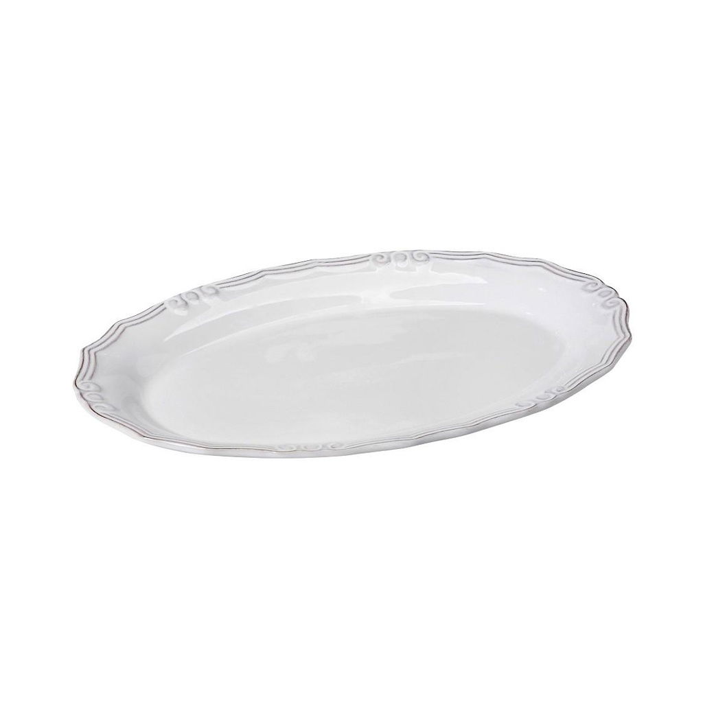 Tiffany Πιατελα Οβαλ Λευκη 32Χ21Εκ. (Sm) 6τμχ