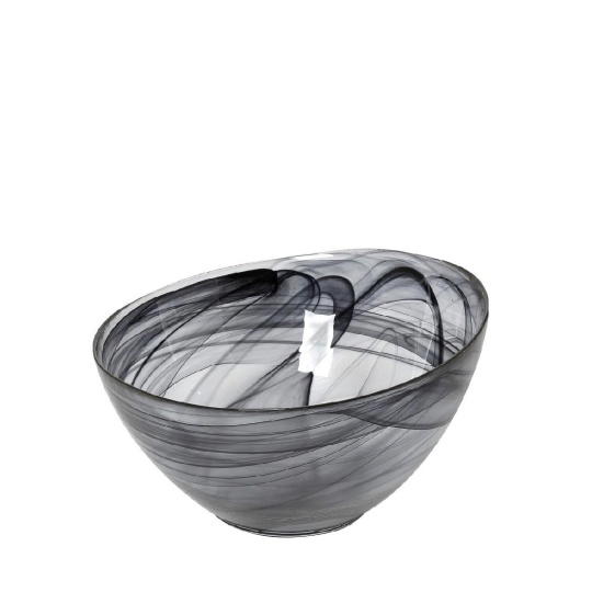 Dis. Atlas Μπωλ ''Alabaster'' Μαυρο 14,5Χ8,5Εκ 6τμχ