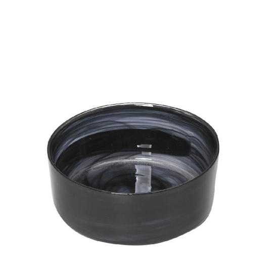 Dis. Atlas Μπωλ ''Alabaster'' Μαυρο 15Χ6,5Εκ 6τμχ