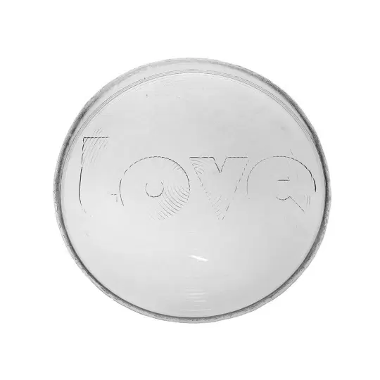 Love Πιατελα Διαφανη Μικρη 22Εκ. 4τμχ