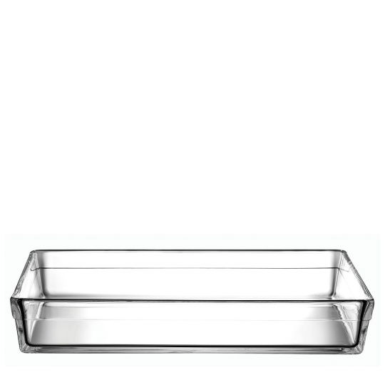 Up.or. Borcam Rect. Tray Tempered 36,7X25,7X6Cm 4350Cc P/144 Gb1.Ob6. (Smb) 2τμχ