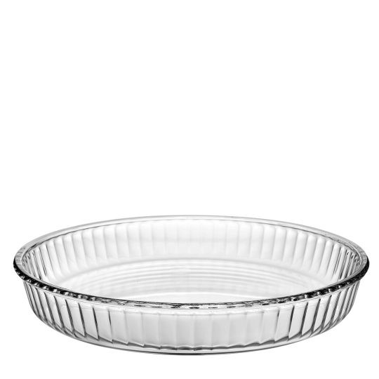 Χ.συσκ. Borcam Tart Round Tray Tempered H: 5 D: 31,9Cm 2950Cc P/120 Ob4 (Smc) 3τμχ
