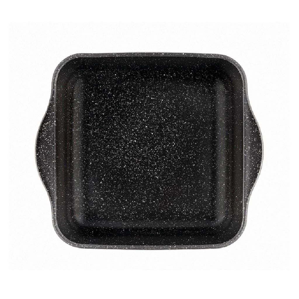 Up.or. Borcam Non-Stick Black Sq. Tray Temp. 1950Cc 25,6X22X5,93 P/144 Gb1.Ob6 (Smc)