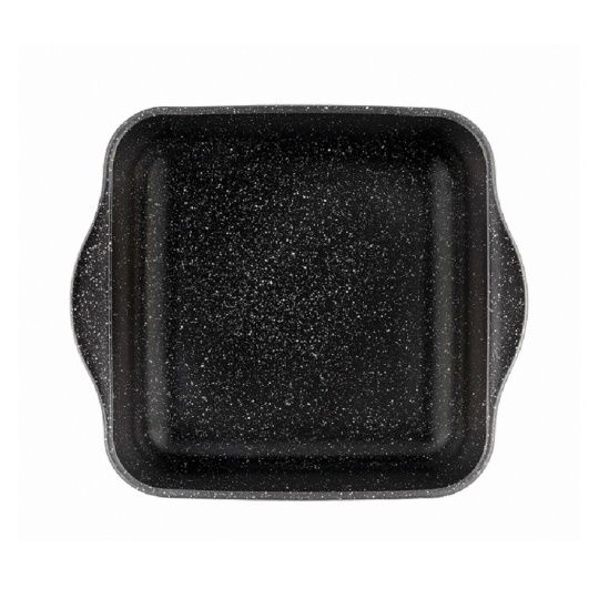 Up.or. Borcam Non-Stick Black Sq. Tray Temp. 1950Cc 25,6X22X5,93 P/144 Gb1.Ob6 (Smc)