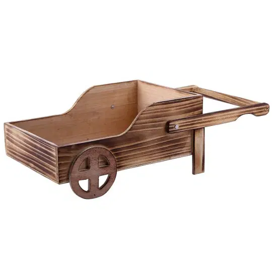 Καροτσι Φυσικο Ξυλο 46Χ22Χ16Εκ. 2τμχ