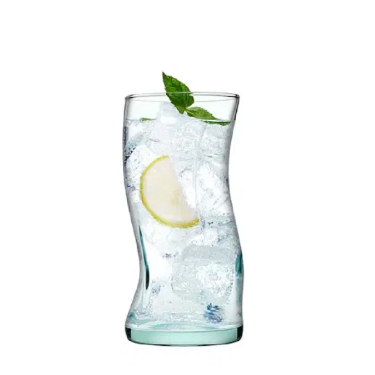 Dis. Amorf Long Drink 440Cc H: 15 D: 7Cm Made Of Recycled Glass P/840 Gb4.Ob24 4τμχ