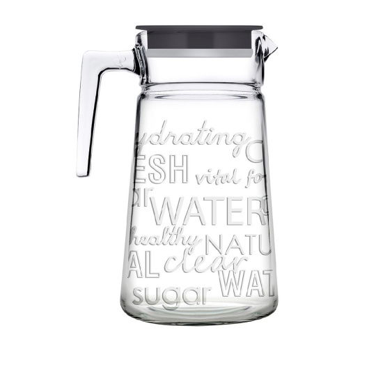 City Pop Jug W/Grey Lid 2000Ml H:24,4 D:18Cm P/144 Gb1.Ob6