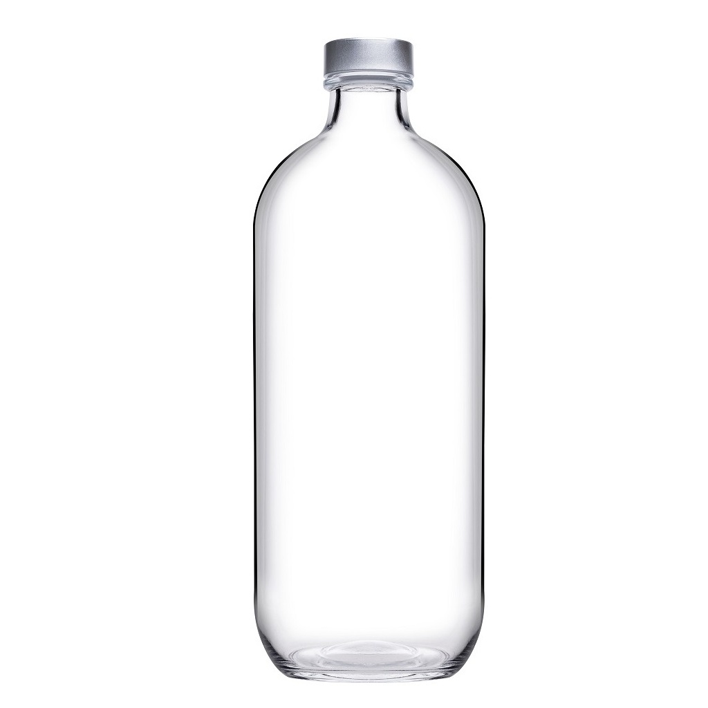 Iconic Bottle W/ Metal Lid 1100Cc H: 25 D: 9,2 P/384 Ob6/Pr.bc. 6τμχ