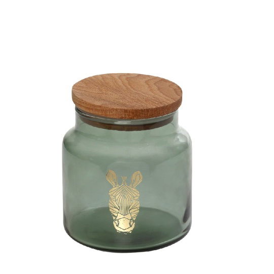 Jungle Zebra Πρασινο Δοχειο Με Καπακι 635Ml 10X11Ek...