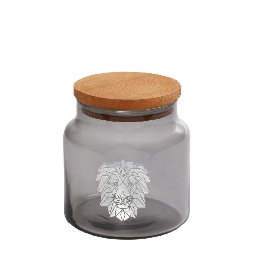 Jungle Lion Ασημι Δοχειο Με Καπακι 635Ml 10X11Ek...