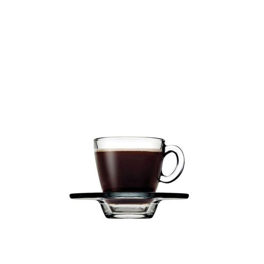 Aqua Cup And Saucer Espresso Tempered 72Cc P/2016 Gb6.Ob24 (Sma) 6τμχ
