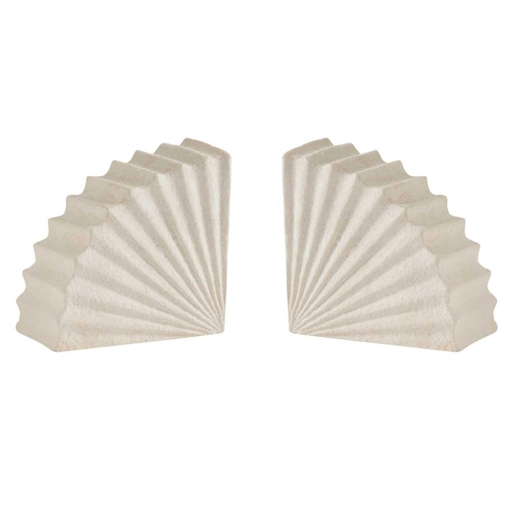 Andrea House - White Cement Bookends