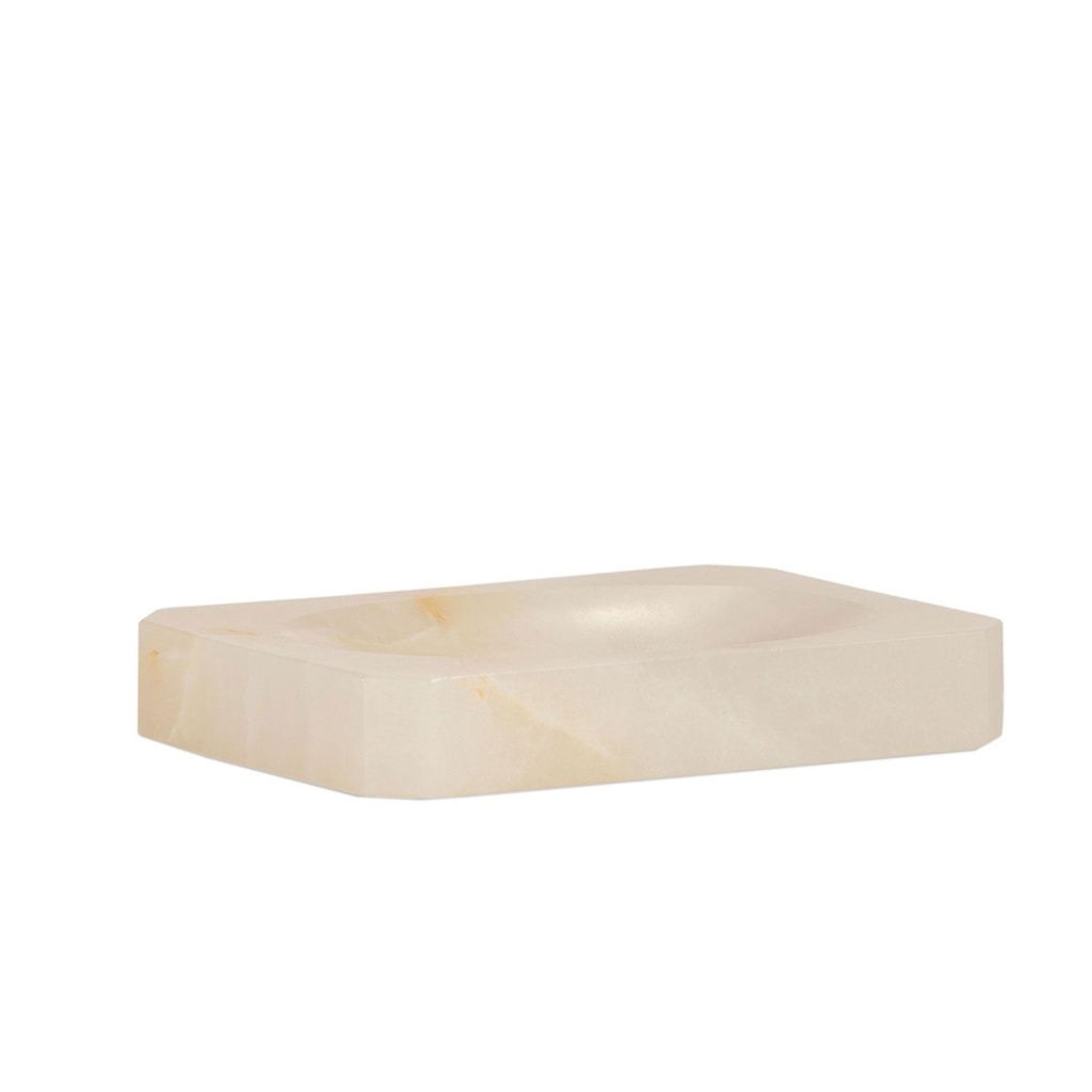 Andrea House - Μαρμάρινη Βάση Για Σαπούνι White/Beige Marble