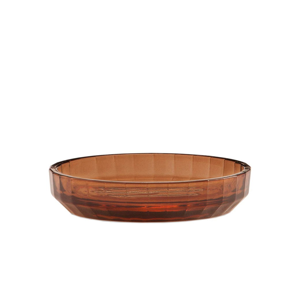 Andrea House - Βάση Για Σαπούνι Brown Glass Stripes