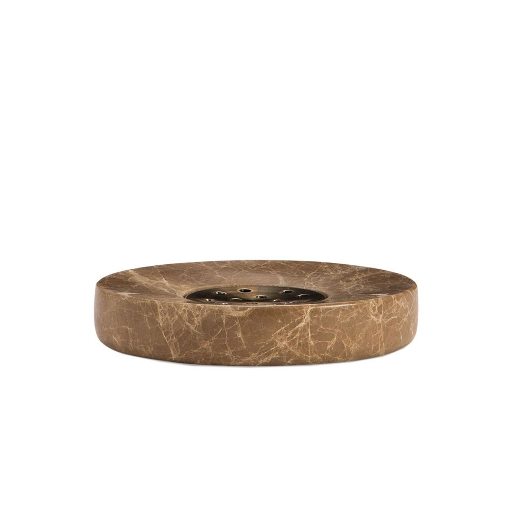 Andrea House - Μαρμάρινη Βάση Για Σαπούνι Brown Marble