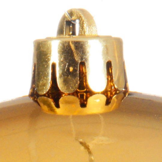 Χριστουγεννιάτικη Πλαστική Μπάλα Χρυσή 20cm