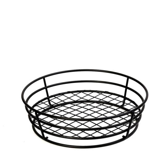 Καλαθι Μεταλ. L Στρογγ. Μαυρο 21Χ21Χ6Εκ 2τμχ