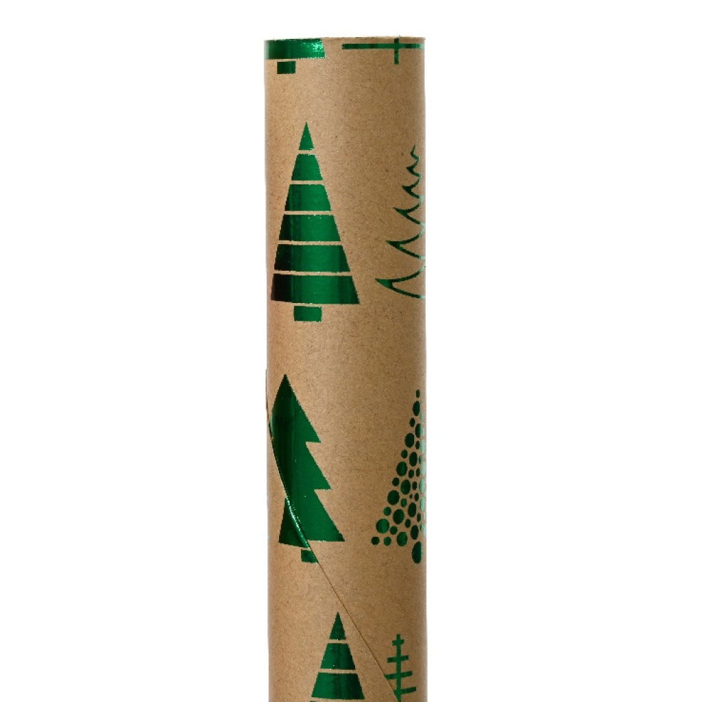 Χριστουγεννιάτικο Χαρτί Περιτυλίγματος Tree Green 4x150x70