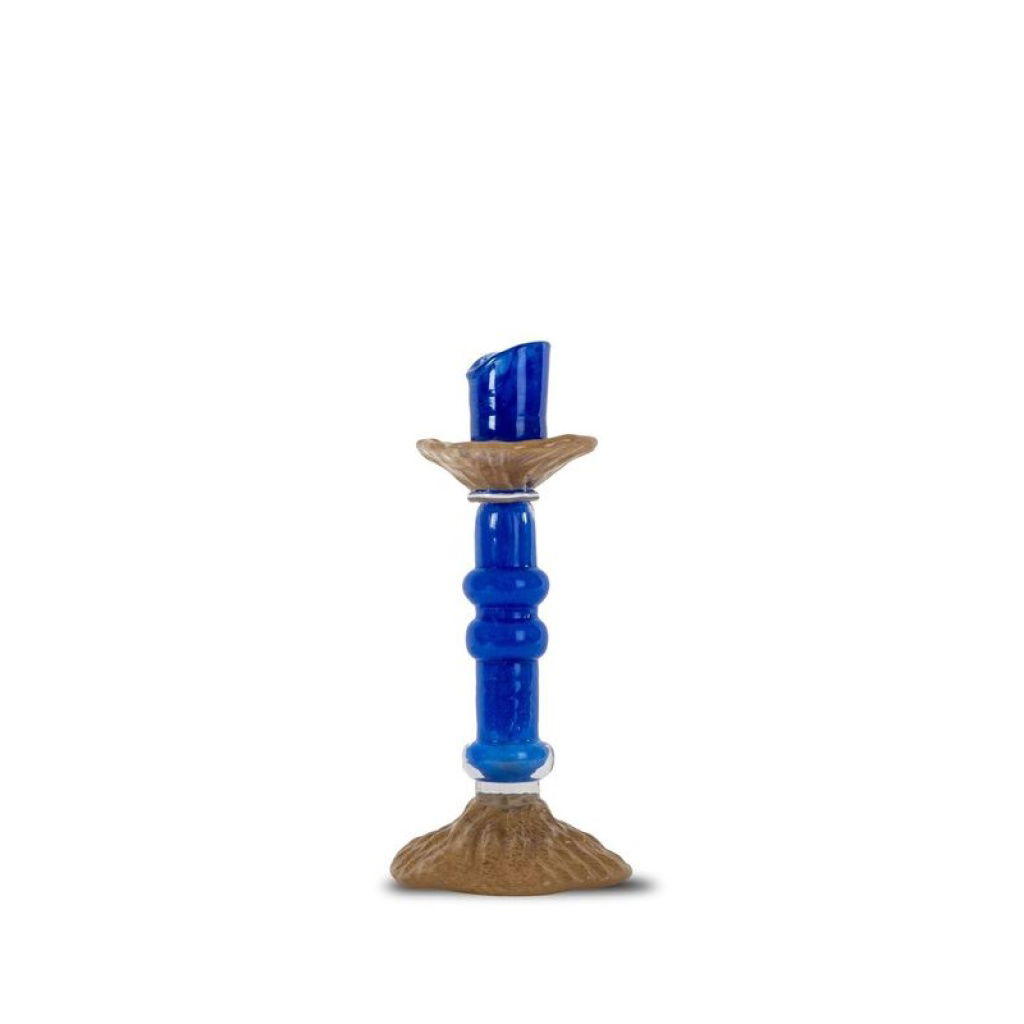 Byon Lara Candlestick - Κηροπήγιο Blue 26x12cm
