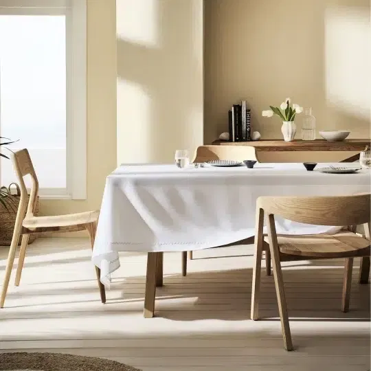 Τραπεζομάντηλο Cruella Pure White  150x260cm