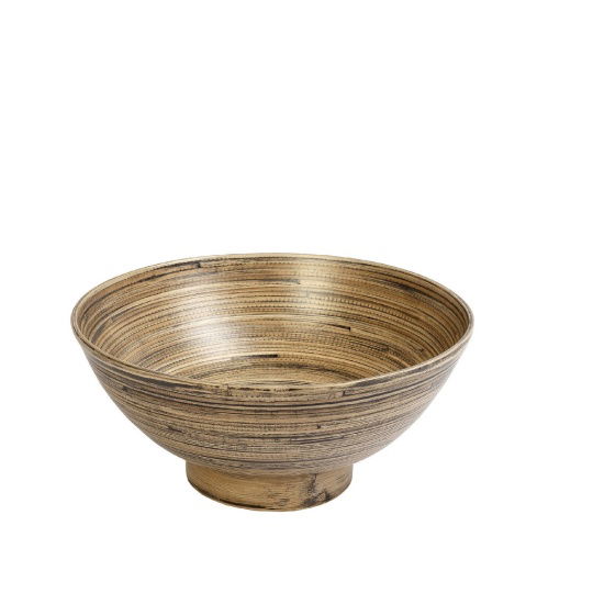 Bali Στρογγυλο Μπωλ Bamboo 30Χ13Εκ 2τμχ