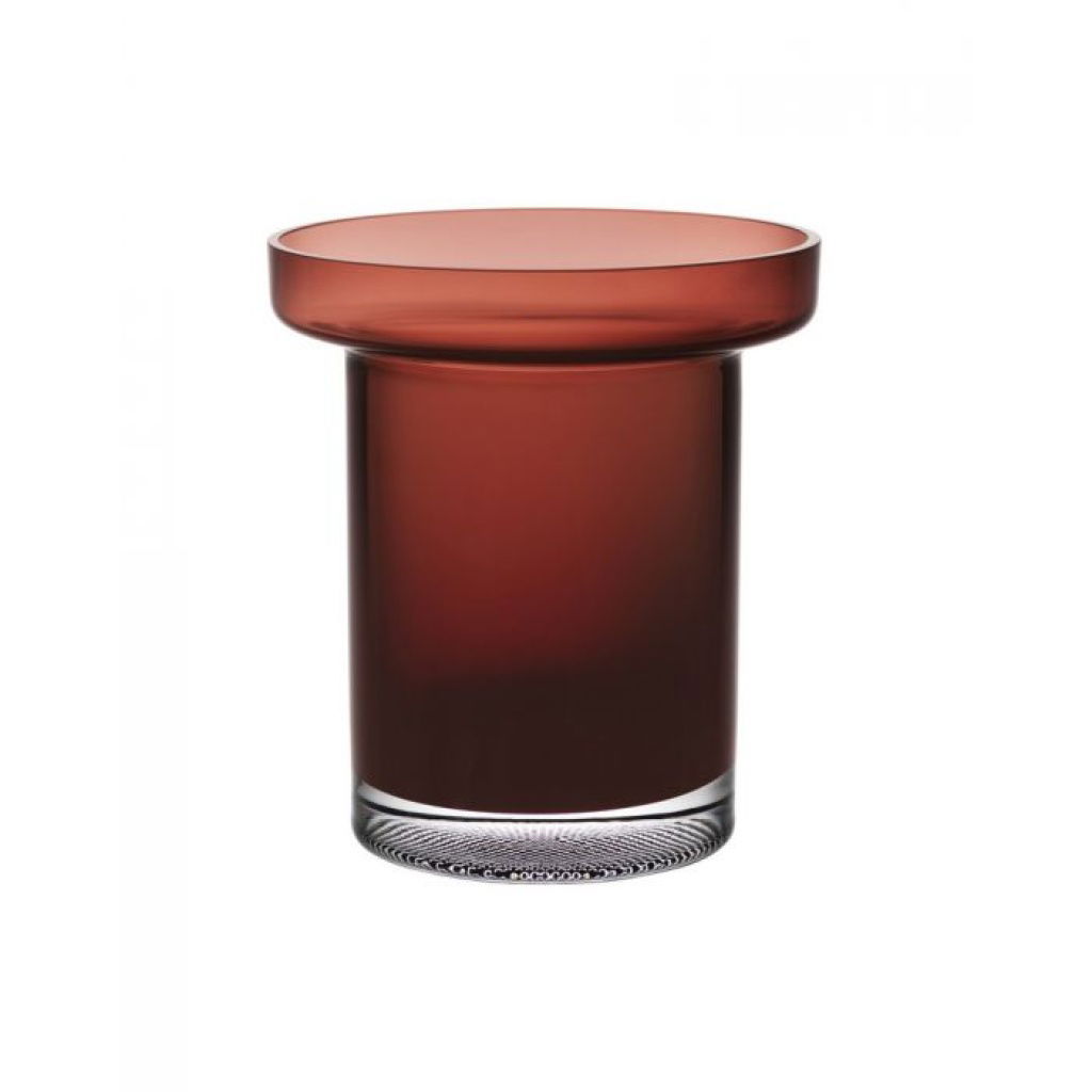 Kosta Boda Limelight Tulip Vase Caramel 19.5x18cm