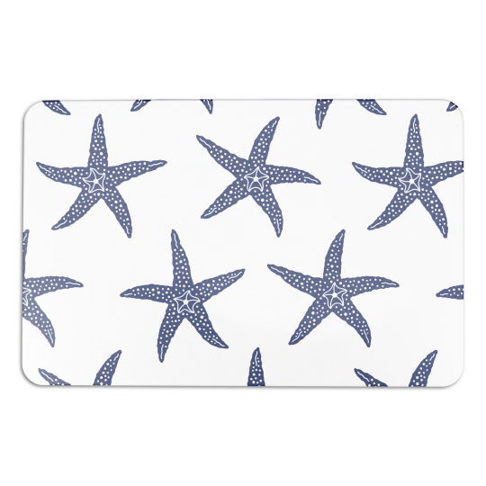 Artsy Mats - Αντιολισθητικό Πατάκι Μπάνιου Starfish White Stone 39x60cm