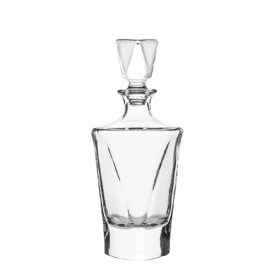 Μποτιλια Με Πωμα Διαφ. Τριγωνικη 800Ml 27,5Εκ.