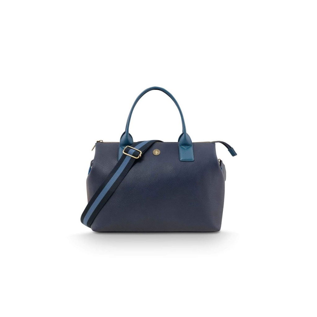 Τσάντα Fia Handbag Large Blue 34x16x26.5cm