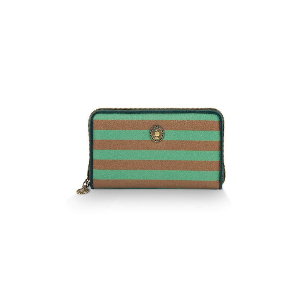 Πορτοφόλι Willow Stripe Green 18x3x11cm