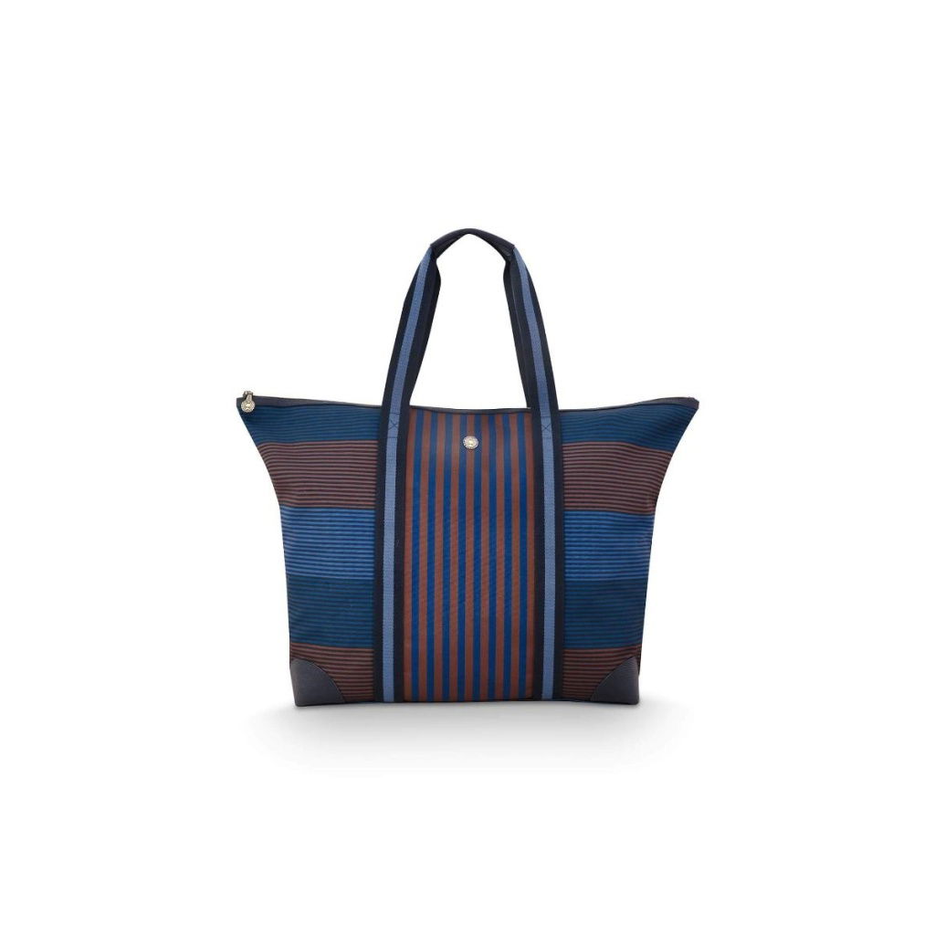 Τσάντα Tilda Tote Bag Large Stripe Blue 66x20x44cm