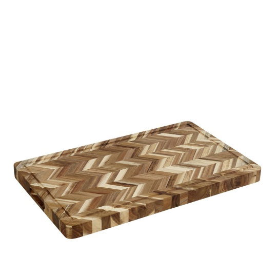 Πλατω Ακακια Zig-Zag Ορθ. Gn1/1 Με Αυλακι 53Χ32,5Χ3,5Εκ