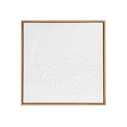 Andrea House - Χειροποίητος Πίνακας Ζωγραφικής Nautilus Abstract 40x40cm