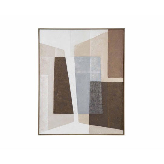 Andrea House - Χειροποίητος Πίνακας Ζωγραφικής Orlando Abstract 80x100cm