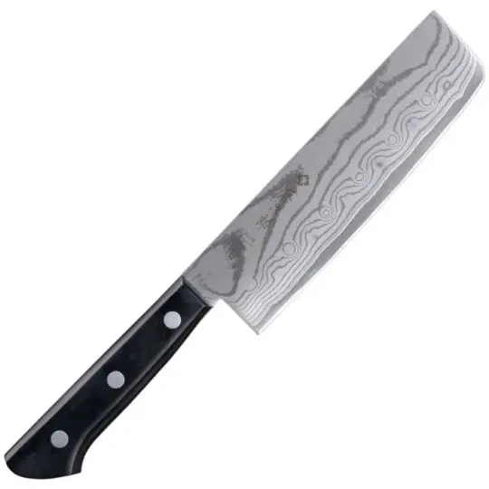 Μαχαίρι Nakiri 16.5 εκατ. από δαμασκηνό ατσάλι Tojiro Basic Damascus