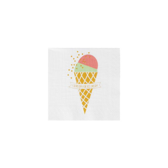 Raeder - Χαρτοπετσέτα Cocktail I Scream For Ice Cream