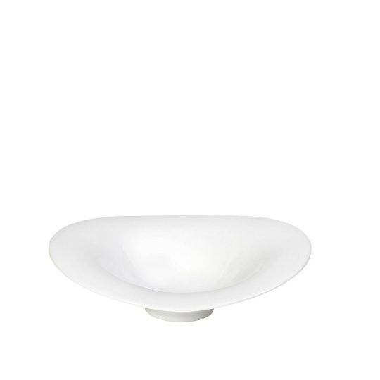 Flow Ivory Πιατο Βαθυ Wavy 26X25X7,5Cm 2τμχ