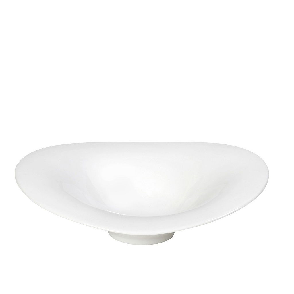Flow Ivory Πιατο Βαθυ Wavy 31,2X30X8,8Cm 2τμχ