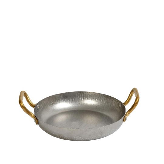 Snow Grey Σαγανακι ''Σφυρηλατο'' Στρογγ. 1,2Mm Ss18/0 D: 22 H: 4Cm 2τμχ