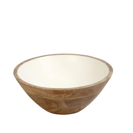 Μπωλ Μανγκο Με Λευκη Επιφ. 26Χ10Εκ