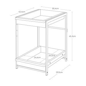 1460_TOWER_2-Tiered_Sliding_Under-Sink_Organizer_WH_dimension