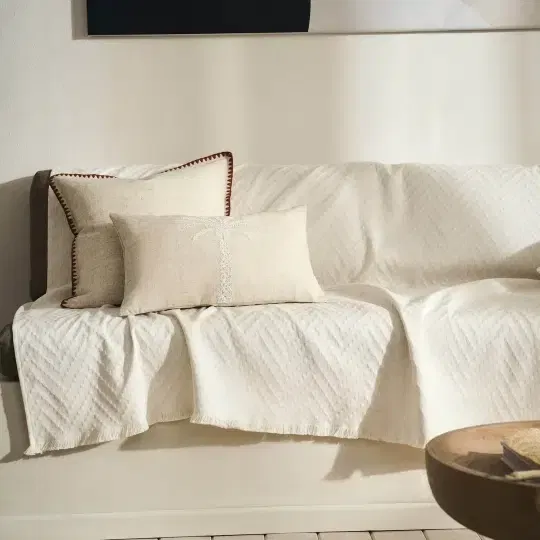 Ριχτάρι Διθέσιου Καναπέ Beige 180x250cm Ori Bone