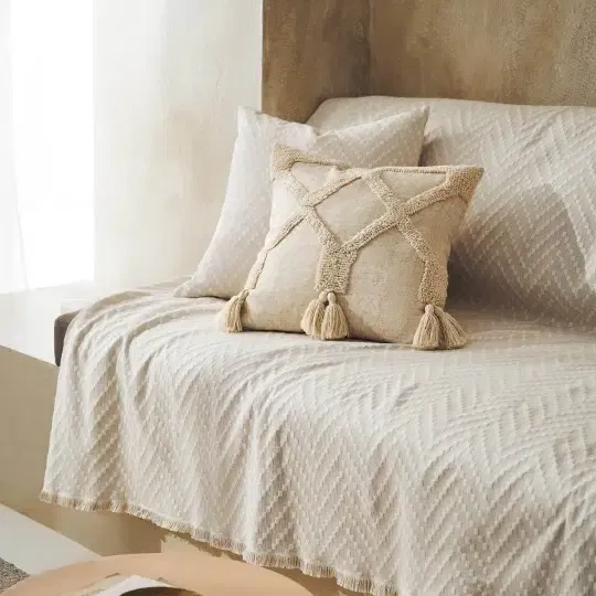 Ριχτάρι Τριθέσιου Καναπέ 180x310cm Ori Natural Beige