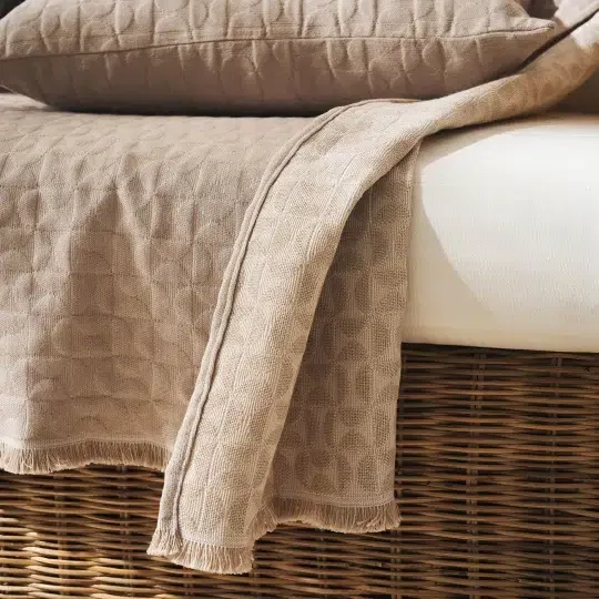 Ριχτάρι Τριθέσιου Καναπέ Eliena Warm Beige 180x310cm